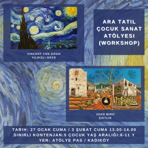 Ara Tatil Çocuk Sanat Atölyesi (Workshop)